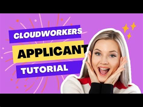 2) Complete Your Application Complete the application with your personal information and click Submit. . Cloudworkers application